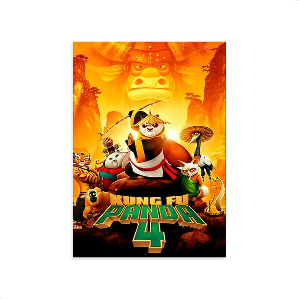 Capa Painel Retangular Sublimado Tema Kung Fu Panda