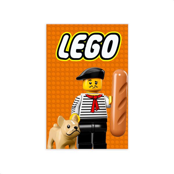 Capa Painel Retangular Sublimado Tema Lego 4036