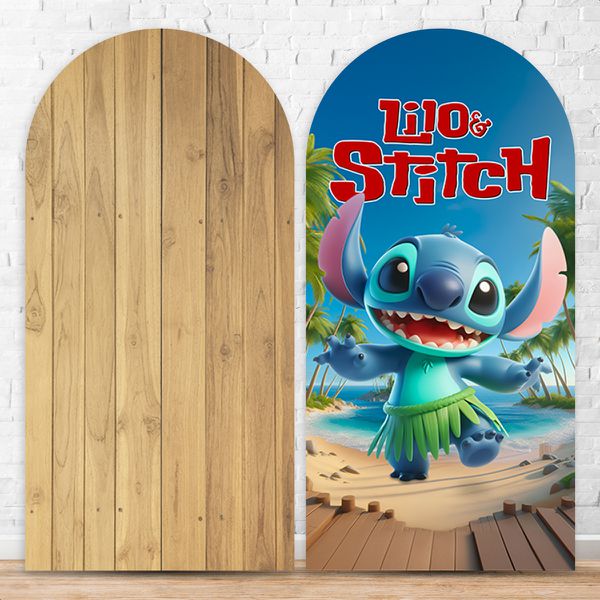 Capa Painel Romano Sublimado Tema Lilo Stitch 5094