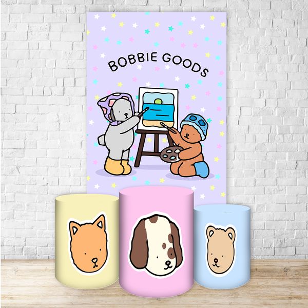 Retangular + Cilindros Tema Bobbie Goods 7090