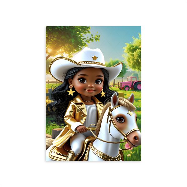 Capa Retangular Sublimados Barbie Boiadeira 4637