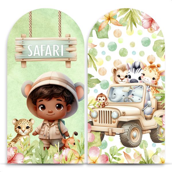 Capa Painel Romano Sublimado Tema Safari 4640