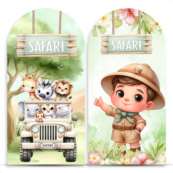 Capa Painel Romano Sublimado Tema Safari 4641