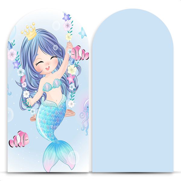 Capa Painel Romano Sublimado Tema Sereia 163