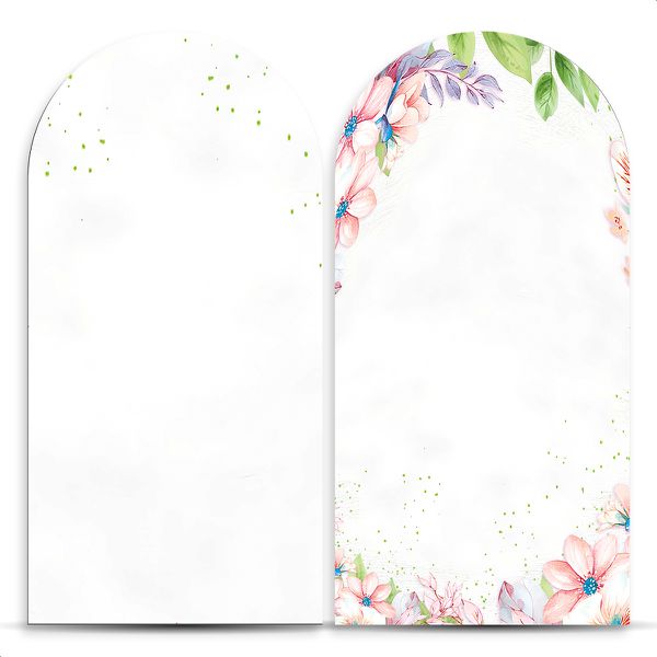 Capa Painel Romano Sublimado Tema Flores 254