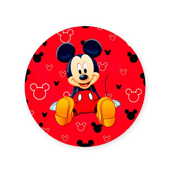 Capa Painel Redondo Sublimados Tema Mickey 311