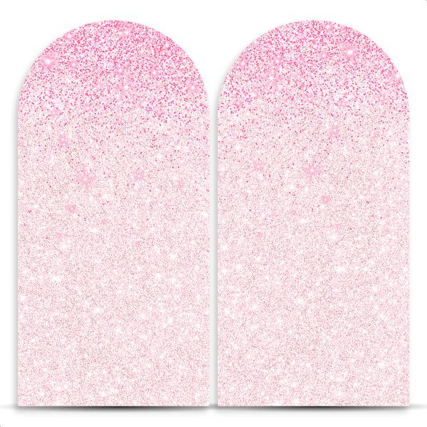 Capa Painel Romano Sublimado Tema Glitter Rosa 315