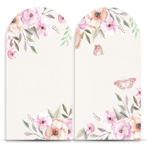 Capa Painel Romano Sublimado Tema Flores 4065
