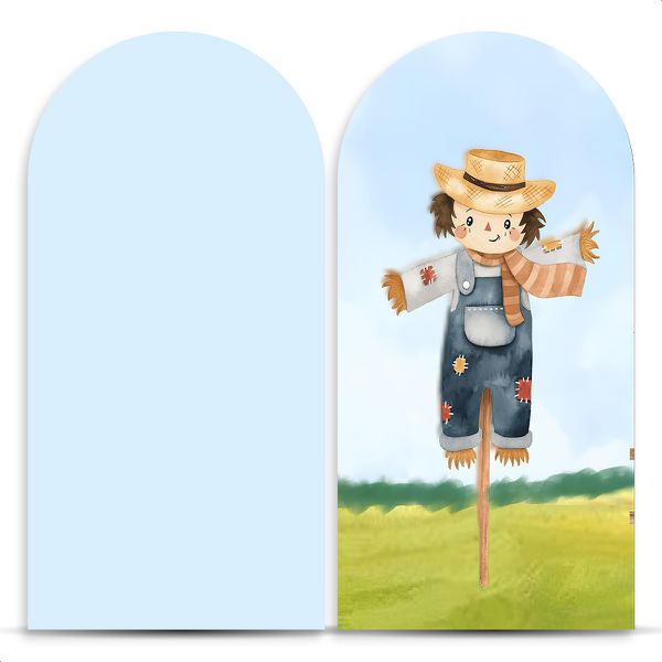 Capa Painel Romano Sublimado Tema Fazendinha 4066