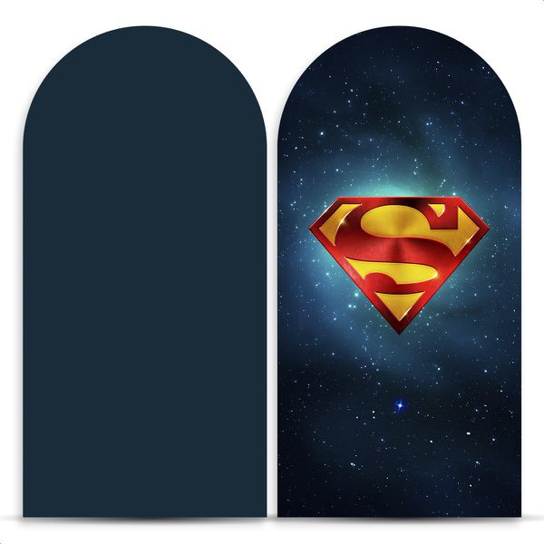 Capa Painel Romano Sublimado Tema Superman 4069