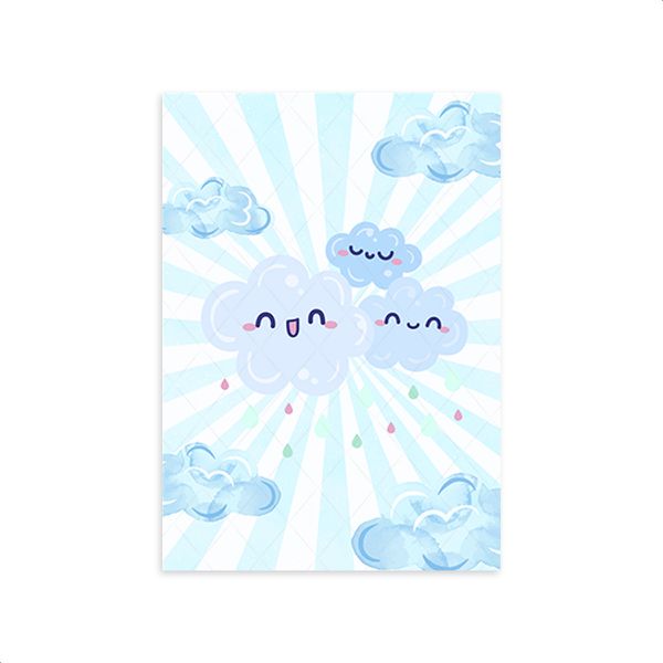Capa Retangular Sublimados Arco Iris 4111