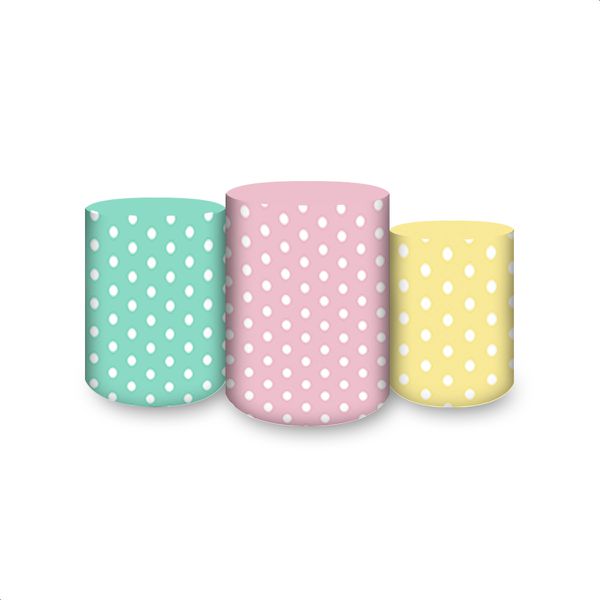 Capas Trio Cilindros Sublimados Tema Galinha Pintadinha 4126