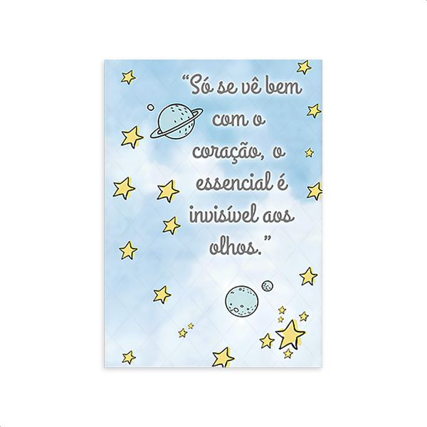 Capa Retangular Sublimados Pequeno Príncipe 4137