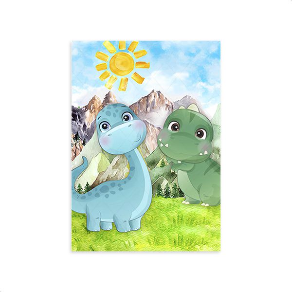 Capa Retangular Sublimados Dino Baby 4139
