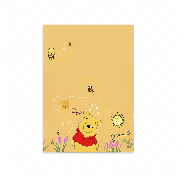 Capa Painel Retangular Sublimado Tema Ursinho Pooh 4199