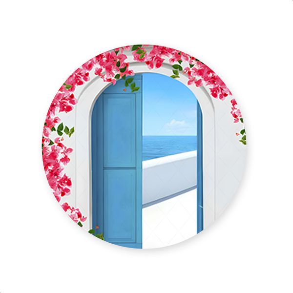 Capa Painel Redondo Sublimados Tema Mama Mia 4269