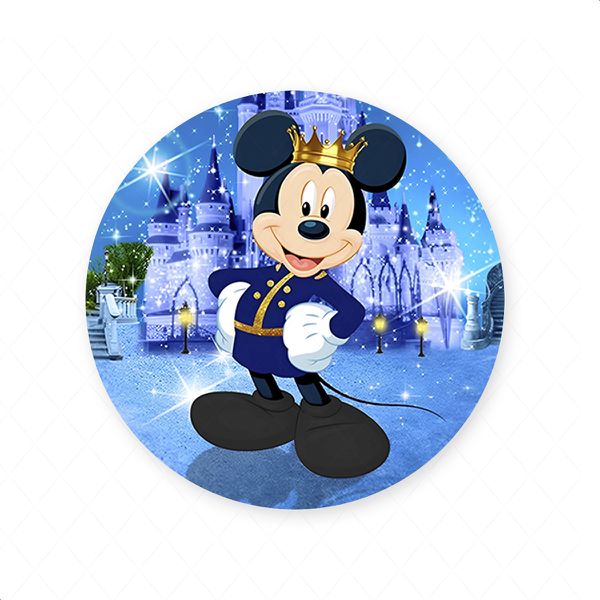 Capa Painel Redondo Sublimados Tema Mickey 4275