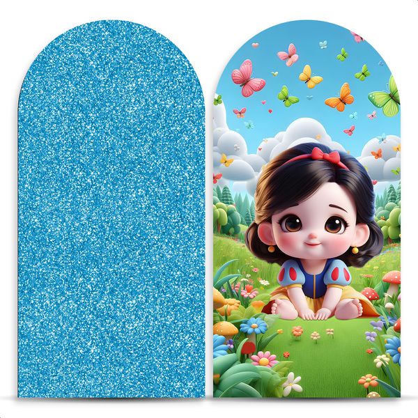 Capa Painel Romano Sublimado Tema Branca de Neve 4620