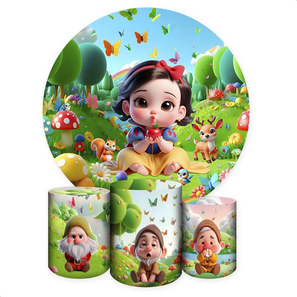 Vips Kit Completo Sublimado Tema Branca de Neve 4620