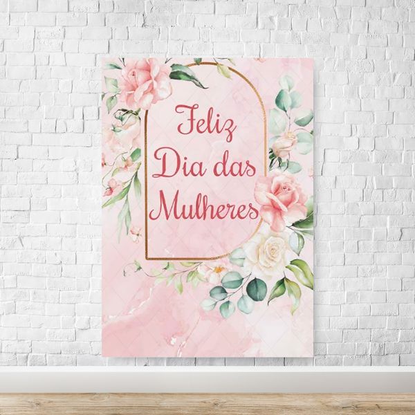 Capa Retangular Sublimados Tema Dia da Mulher 501