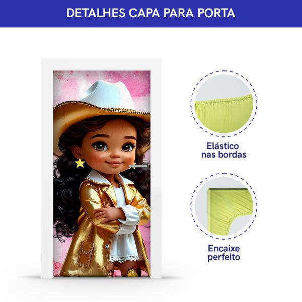 Capa de Porta Barbie Boiadeira 4638