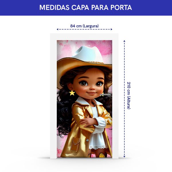 Capa de Porta Barbie Boiadeira 4638