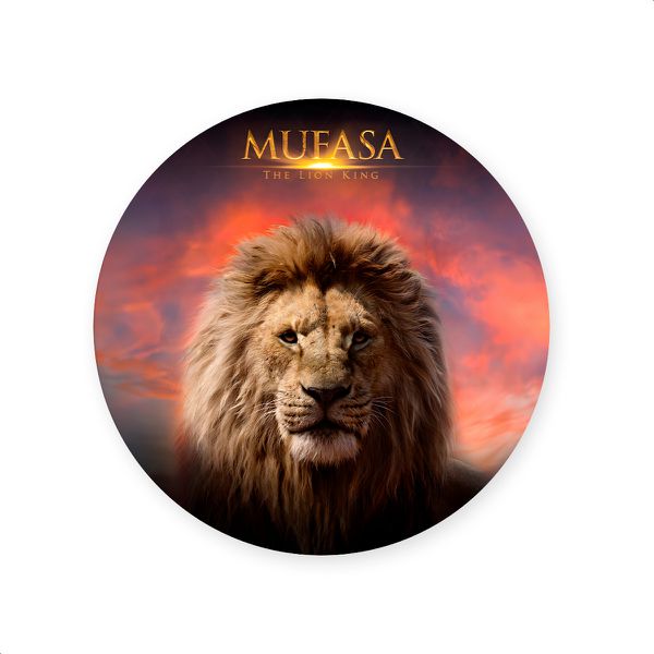 Capa Painel Redondo Sublimados Tema Mufasa 2254