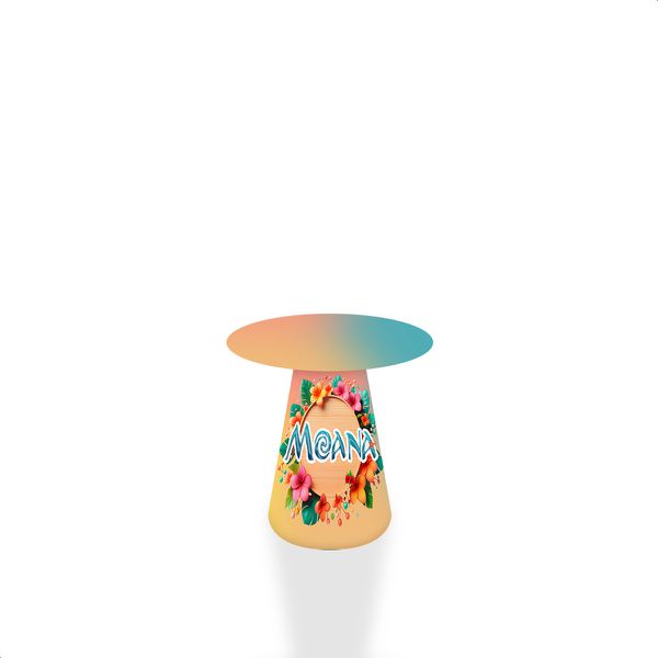 Capa para Mesa Cone Sublimada Tema Moana 2052 