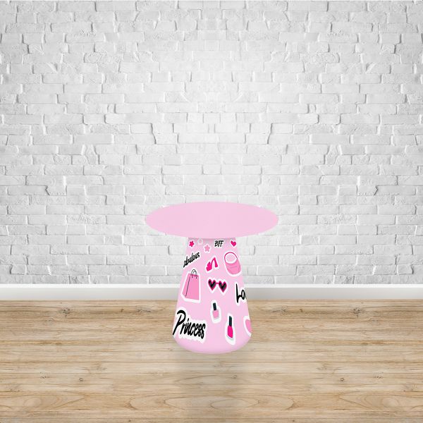 Capa para Mesa Cone Sublimada Barbie 101