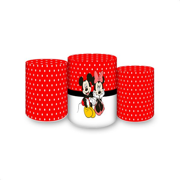 Trio Capas Cilindros Sublimados Mickey 2545