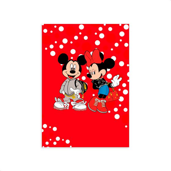 Capa Painel Retangular Sublimado Tema Mickey 2548