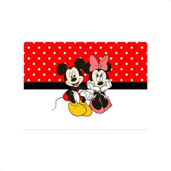 Capa Painel Retangular Sublimado Tema Mickey 2545
