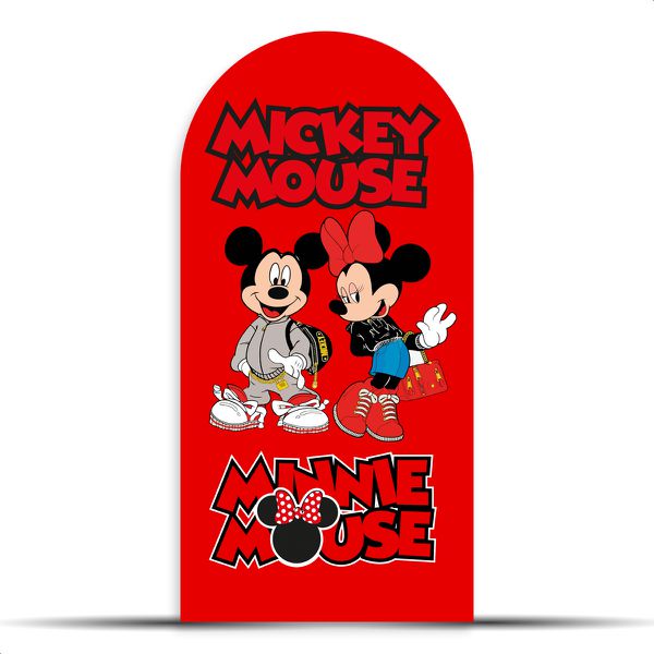 Capa Painel Romano Sublimado Tema Mickey 2548