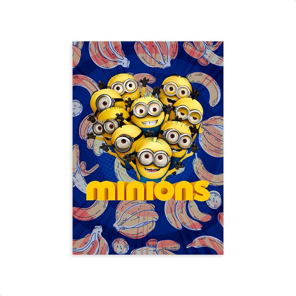 Capa Painel Retangular Sublimado Tema Minions 1002