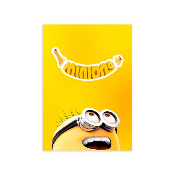 Capa Painel Retangular Sublimado Tema Minions 1003