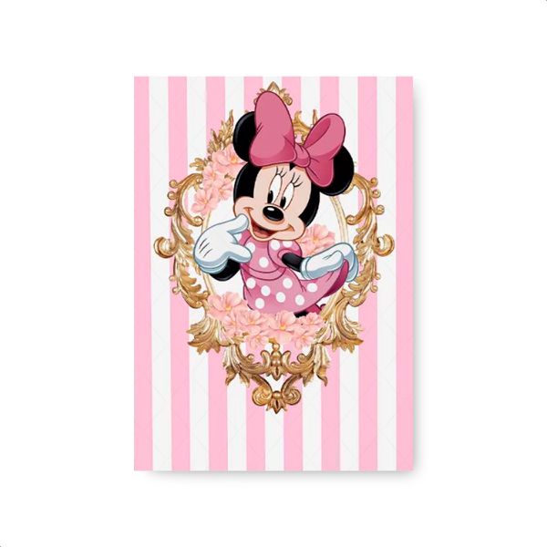 Capa Painel Retangular Sublimado Tema Minnie 164