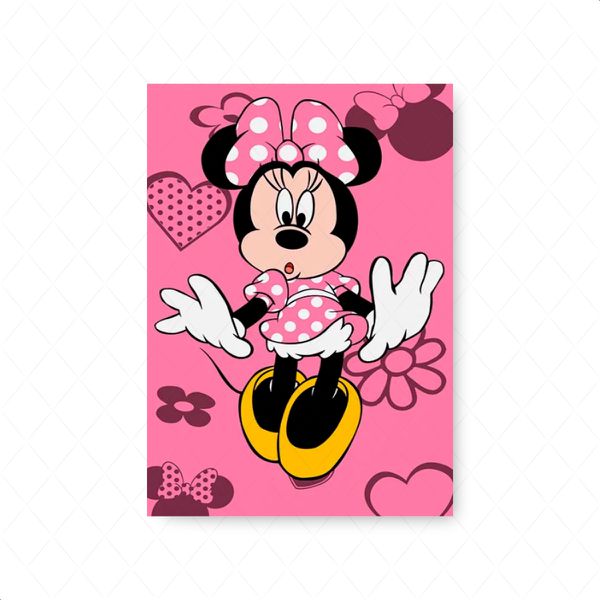 Capa Painel Retangular Sublimado Tema Minnie 2