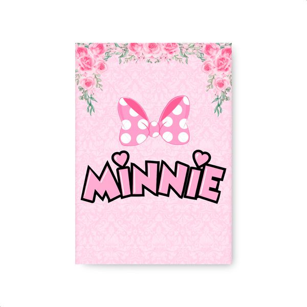 Capa Painel Retangular Sublimado Tema Minnie 667