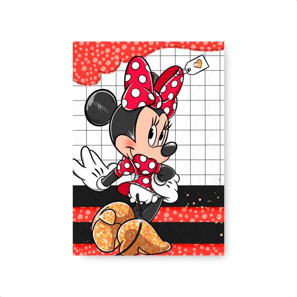 Capa Painel Retangular Sublimado Tema Minnie 672