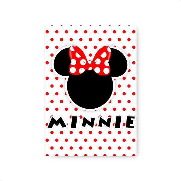Capa Painel Retangular Sublimado Tema Minnie 674