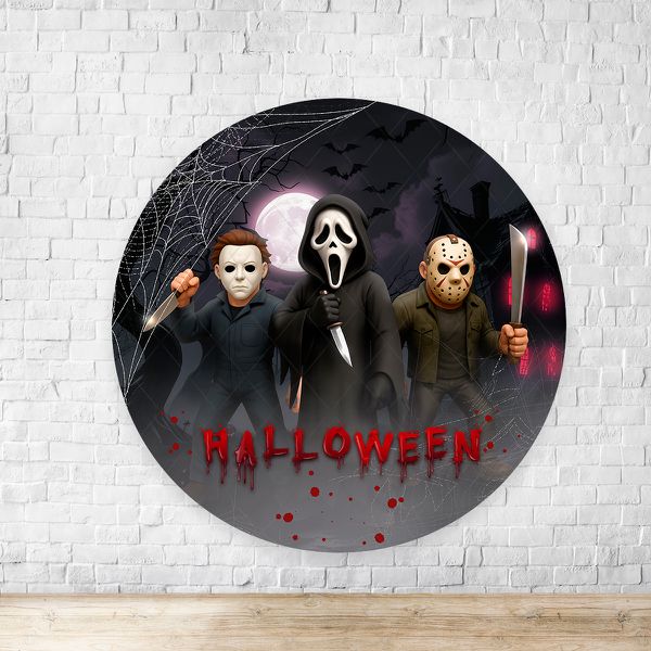 Painel Redondo Tema Halloween 7159