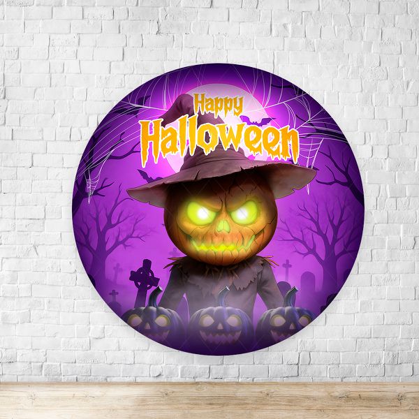 Painel Redondo Tema Halloween 7162