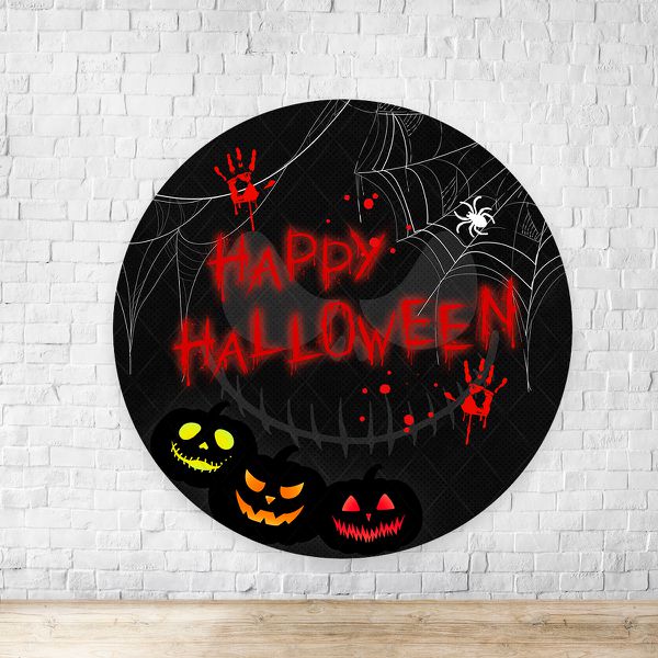 Painel Redondo Tema Halloween 7163