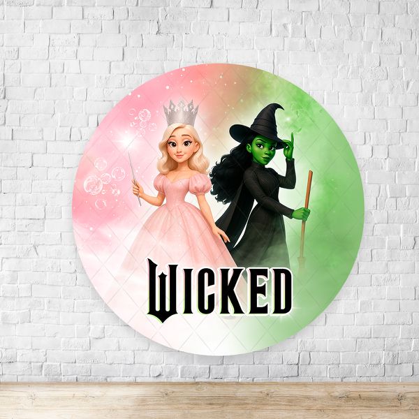 Painel Redondo Tema Wicked 7169
