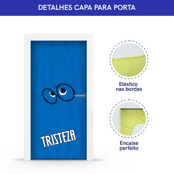 Capa de Porta Divertidamente Tristeza 07