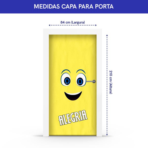 Capa de Porta Divertidamente Alegria 06