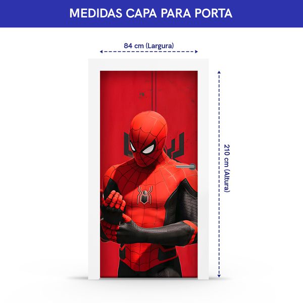 Capa de Porta Homem Aranha 13