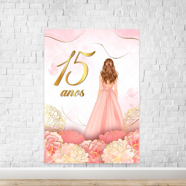 Painel Retangular 15 Anos 7067