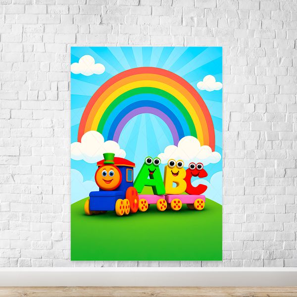 Painel Retangular Tema Bob o Trem 7078