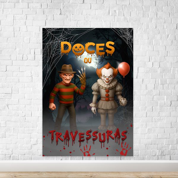 Painel Retangular Tema Halloween 7159